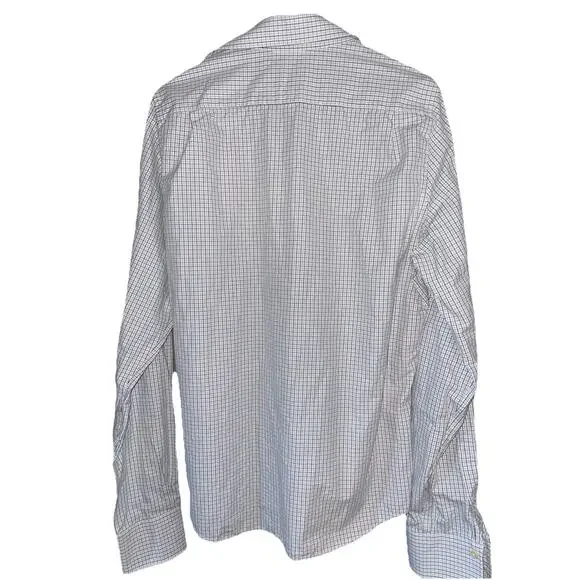 Men’s Abercrombie & Fitch Muscle Thick Button Down Dress Shirt Sz XL Cotton - Picture 7 of 7